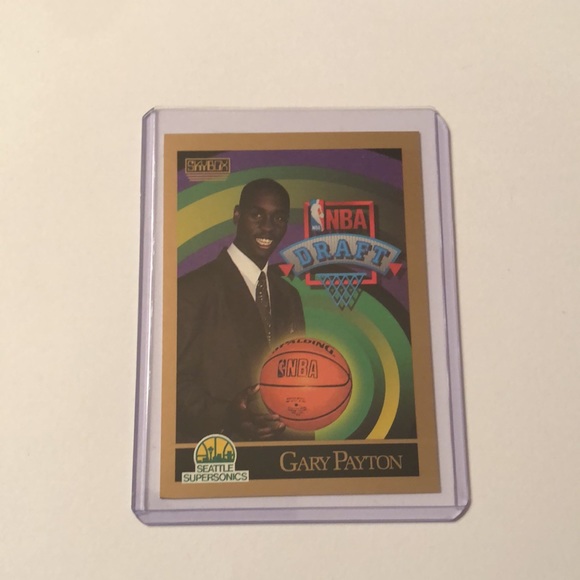 Vintage Gary Payton lottery and draft cards - Picture 4 of 5